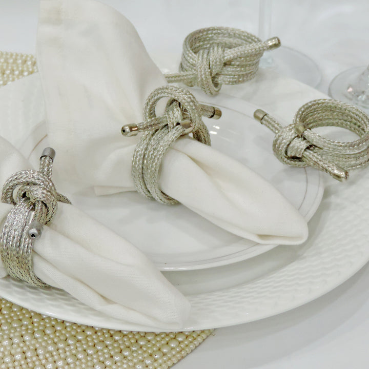 Knot Napkin Rings Set of 4