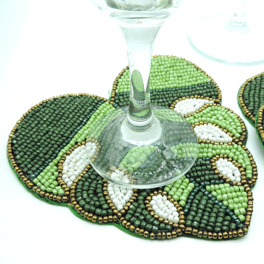 Embroidered Coaster set of 4