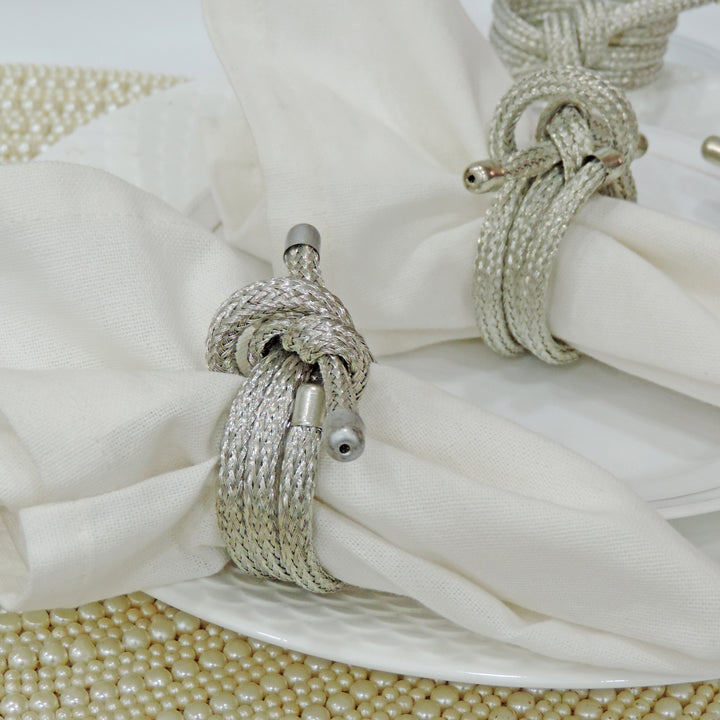 Knot Napkin Rings Set of 4