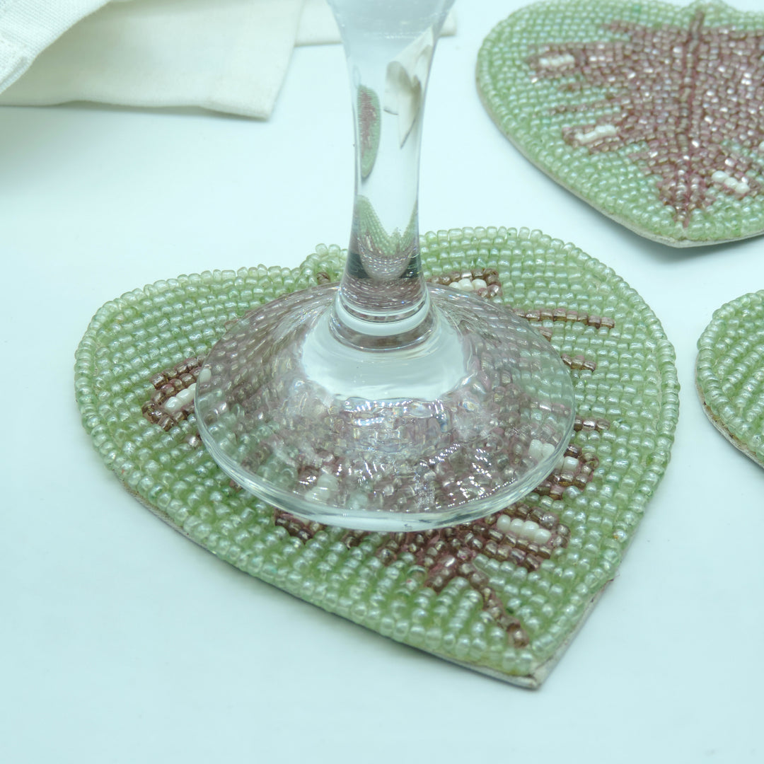 Embroidered Coaster set of 4