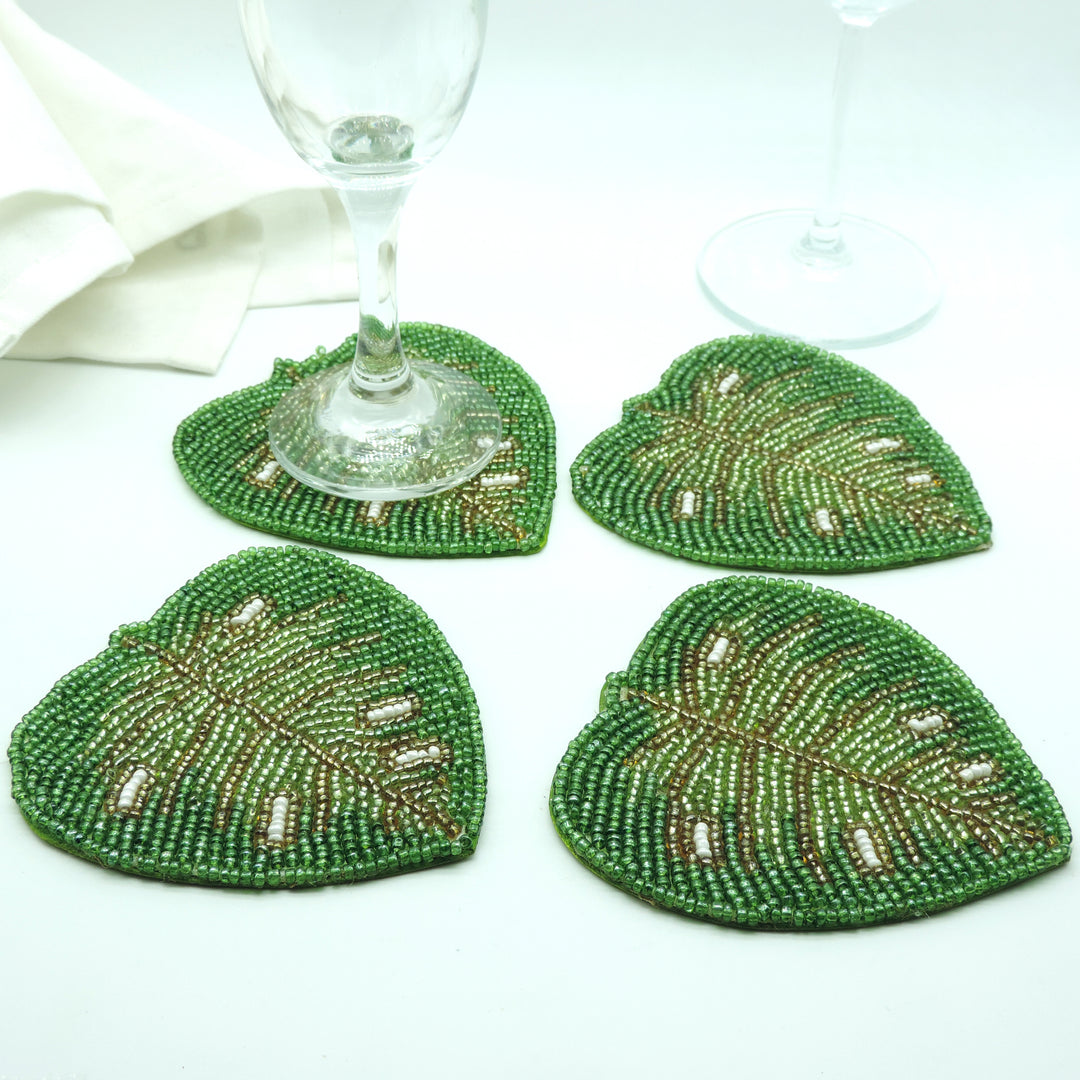 Embroidered Coaster set of 4