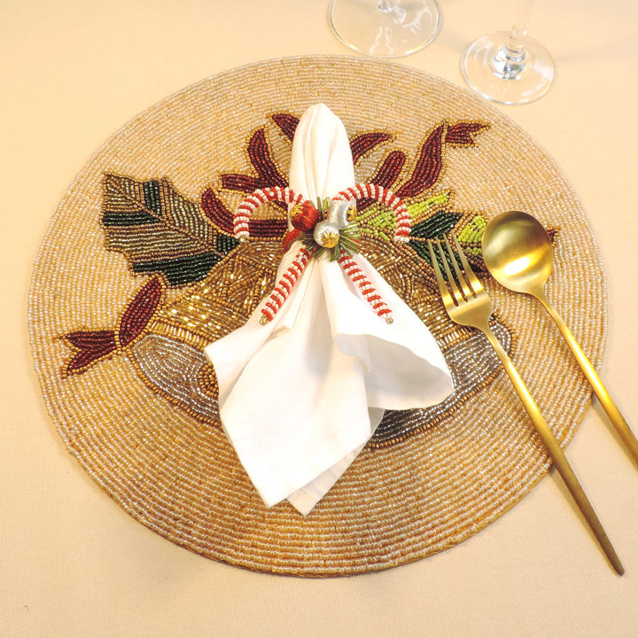 Embroidered Placemat Set of 2