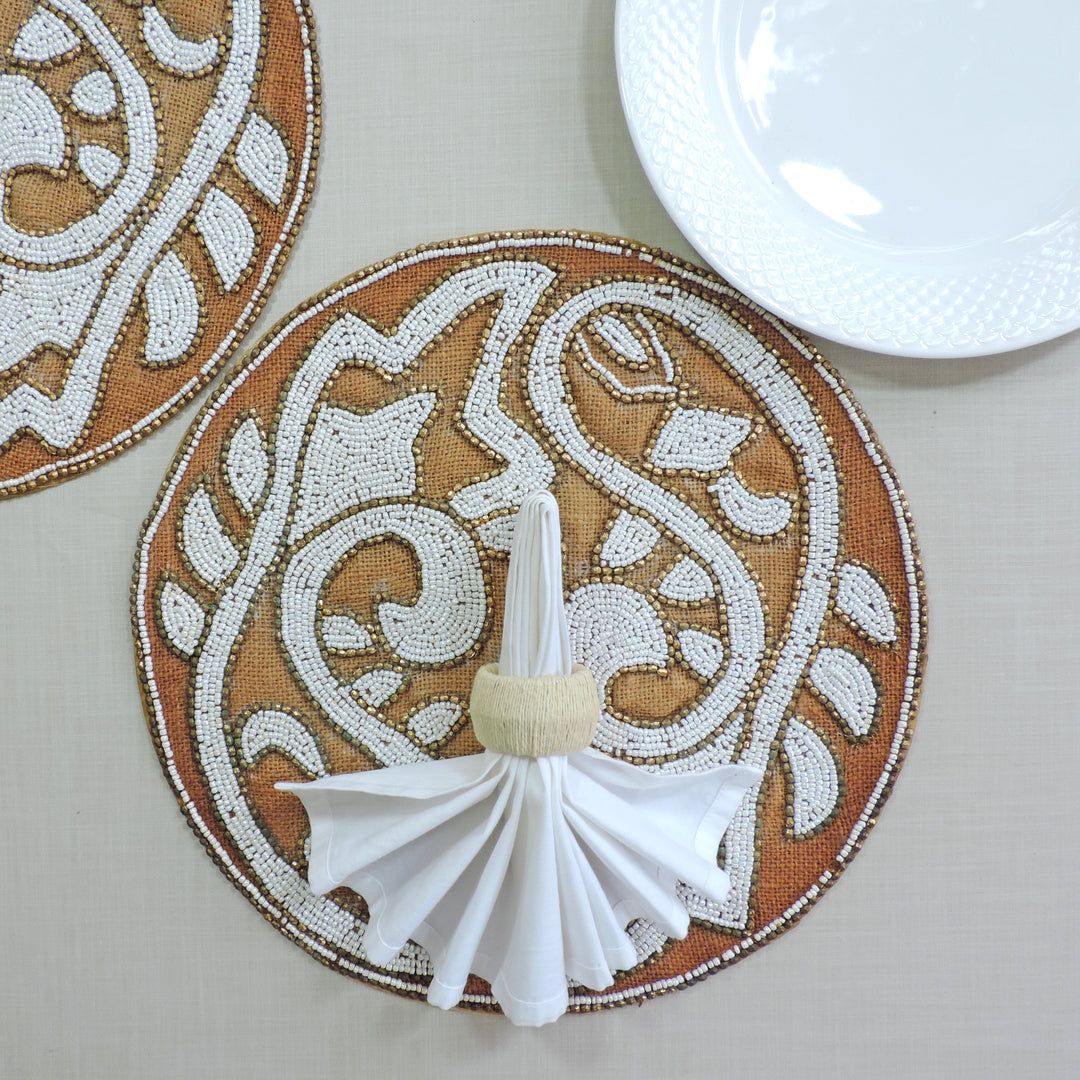 Embroidered Placemat Set of