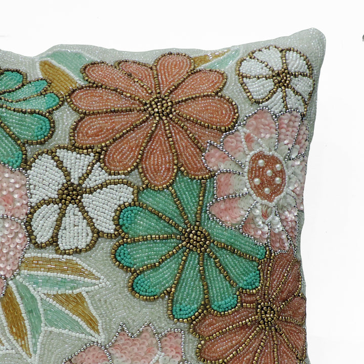 Embroidered Square Combo Cushion Covers for Sofa Home Bedroom - Multicolor