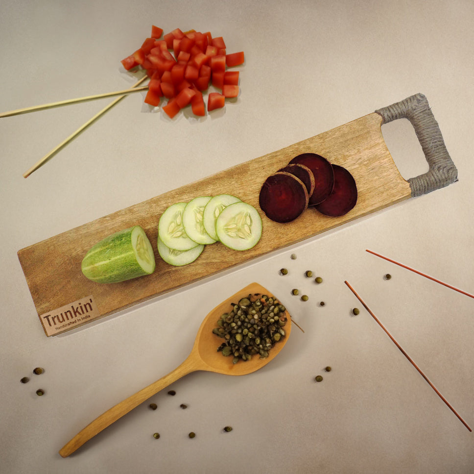 Wooden Chopping Board with Handle