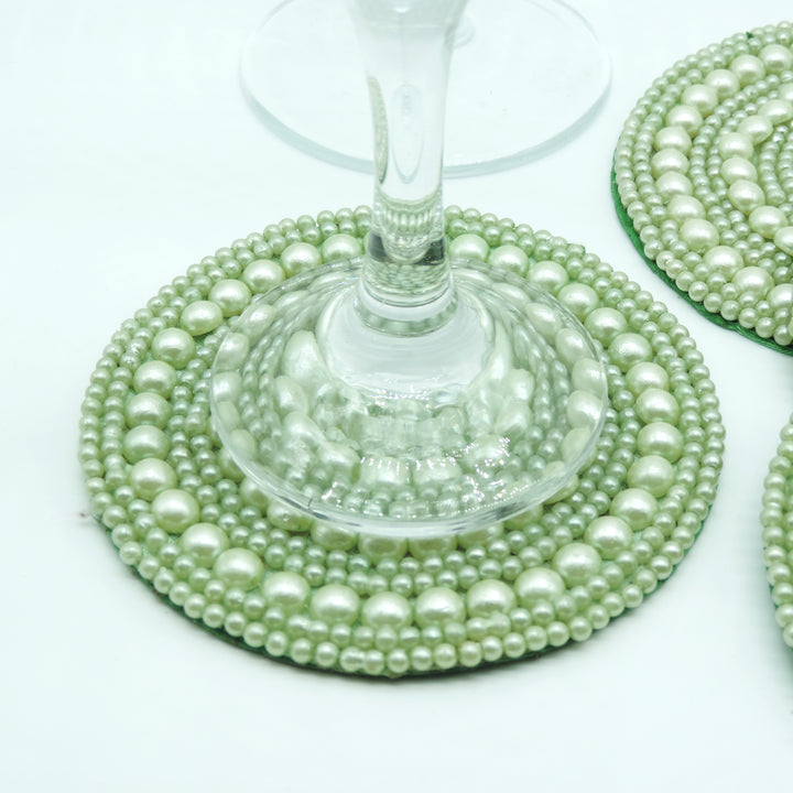 Embroidered Coaster set of 4