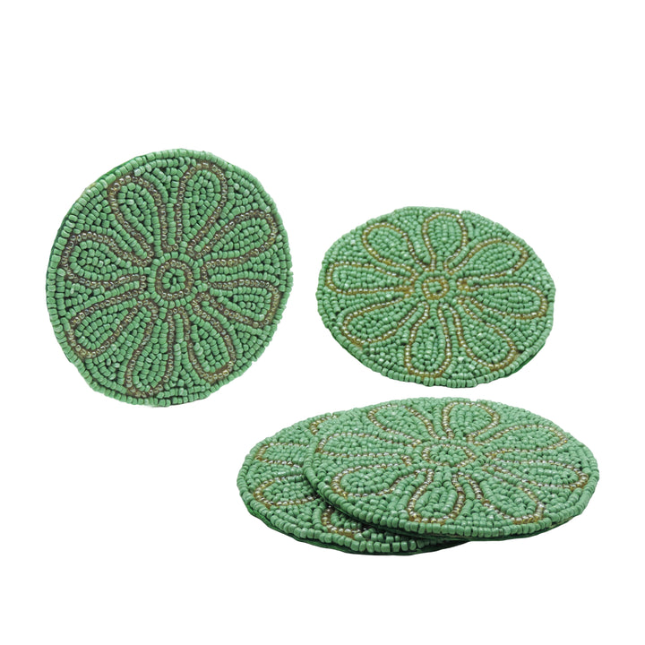 Embroidered Coaster set of 4