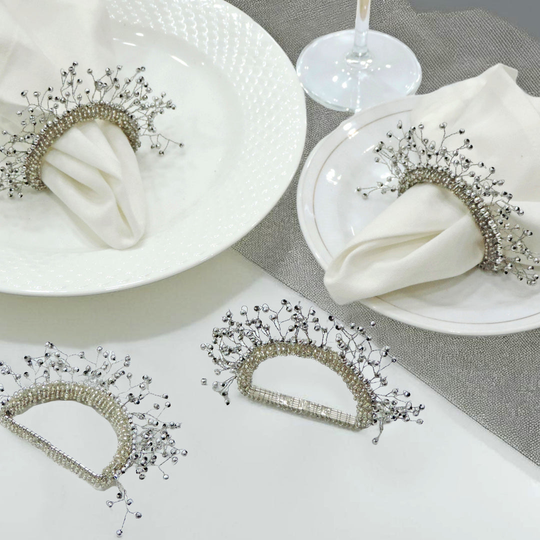 D Shape Napkin Rings Set of 4