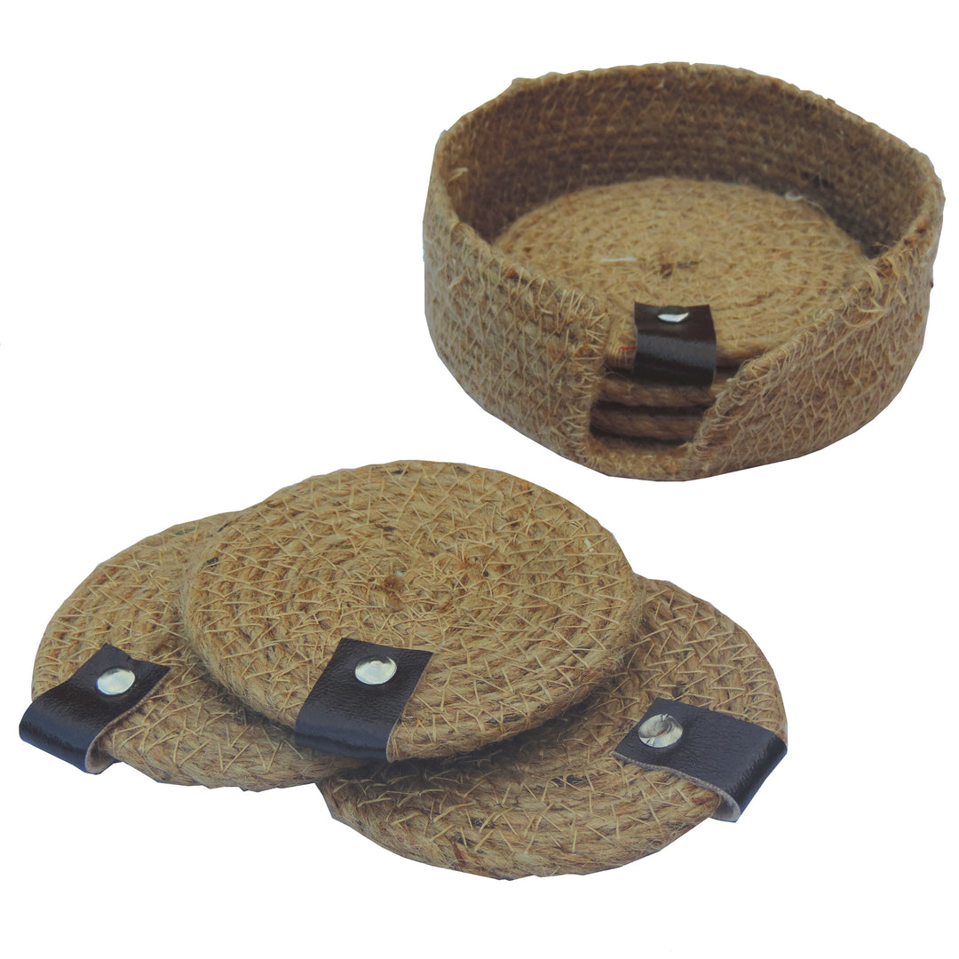 Jute Coaster set of 6