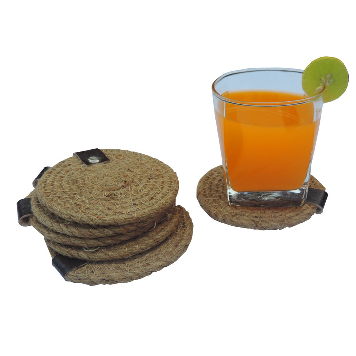 Jute Coaster set of 6