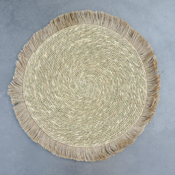 Trunkin' Natural Jute placemat set of 4