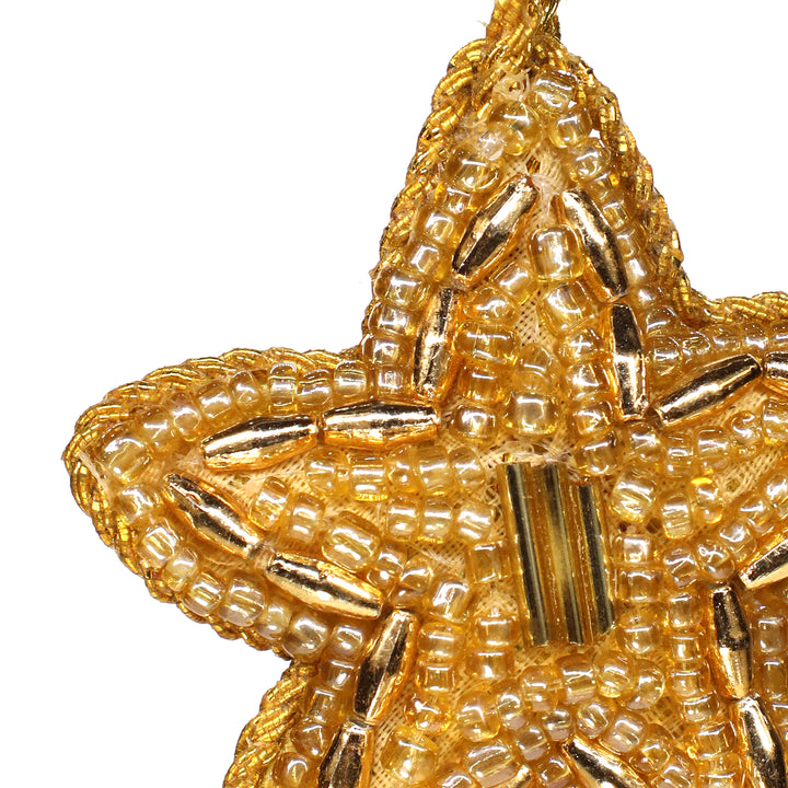 Star and Tree Hangings / Gold / 2" / Set of 3 - trunkin.in